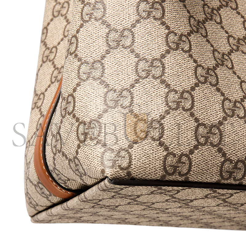 GUCCI GG EMBLEM MEDIUM BUCKET BAG 815103 (25*25*15.5cm) GUCCI GG EMBLEM MEDIUM BUCKET BAG 815103 (25*25*15.5cm)
